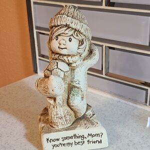 Charming Figurine with Heartwarming Message